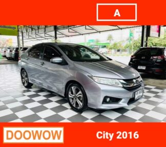Honda-City-2016-สีบอร์นเงิน-รถมือสองเชียงใหม่Doowow