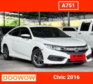 Honda-Civic-2016-สีขาว-รถมือสองเชียงใหม่Doowow