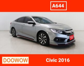Honda-Civic-2016-สีบอร์นเงิน-รถมือสองเชียงใหม่Doowow