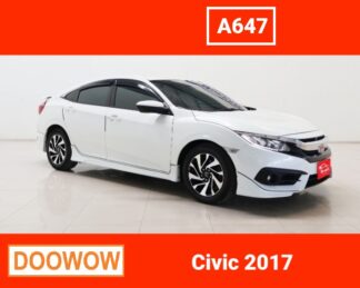 Honda-Civic-2017-สีขาว-รถมือสองเชียงใหม่Doowow