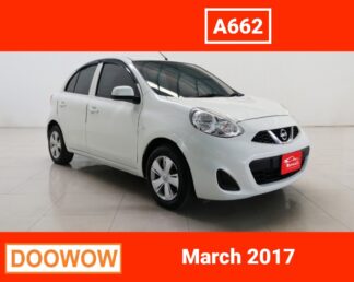 Nissan-March-2017-สีขาว-รถมือสองเชียงใหม่Doowow