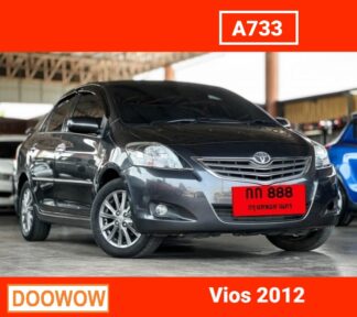 Toyota-Vios-2012-สีเทา-รถมือสองเชียงใหม่Doowow