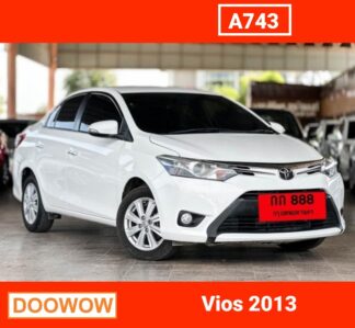 Toyota-Vios-2013-สีขาว-รถมือสองเชียงใหม่Doowow