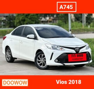Toyota-Vios-2018-สีขาว-รถมือสองเชียงใหม่Doowow