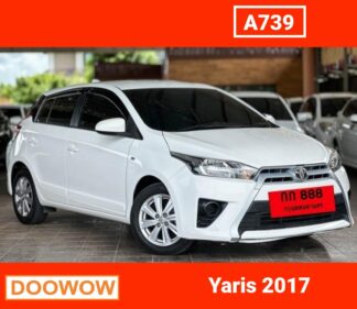 Toyota-Yaris-2017-สีขาว-รถมือสองเชียงใหม่Doowow