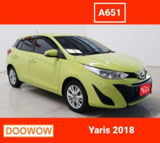 Toyota-Yaris-2018-สีเขียว-รถมือสองเชียงใหม่Doowow