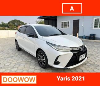 Toyota-Yaris-2021-สีขาว-รถมือสองเชียงใหม่Doowow