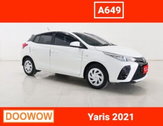 Toyota-Yaris-2021-สีขาว-รถมือสองเชียงใหม่Doowow