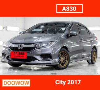 Honda-City-2017-สีเทา-รถมือสองพระนครศรีอยุธยาDoowow