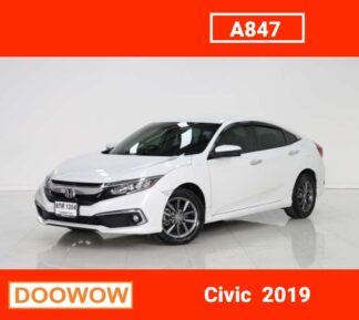 Honda-Civic-2019-สีขาว-รถมือสองสมุทรปราการDoowow