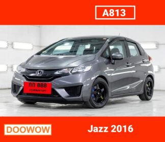 Honda-jazz-2016-สีเทา-รถมือสองพระนครศรีอยุธยาDoowow