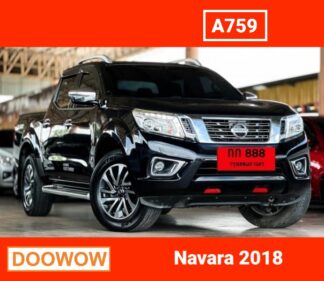 Nissan-Navara-2018-สีดำ-รถมือสองเชียงใหม่Doowow