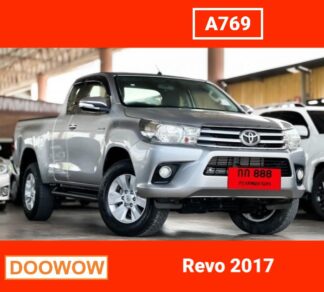 Toyota-Revo-2017-สีบอร์นเงิน-รถมือสองเชียงใหม่Doowow