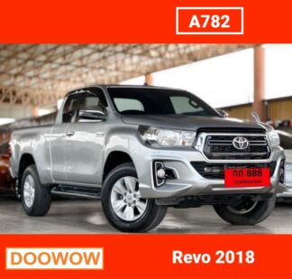 Toyota-Revo-2018-สีบอร์นเงิน-รถมือสองเชียงใหม่Doowow