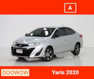 Toyota-Yaris-2020-สีบอร์นเงิน-รถมือสองสมุทรปราการDoowow