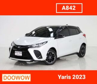 Toyota-Yaris-2023-สีขาว-รถมือสองสมุทรปราการDoowow