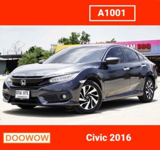 Honda-Civic-2016-สีเทา-รถมือสองสมุทรปราการDoowow