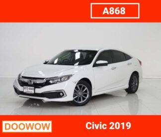 Honda-Civic-2019-สีขาว-รถมือสองสมุทรปราการDoowow