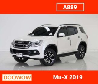 Isuzu-Mu-X-2019-สีขาว-รถมือสองสมุทรปราการDoowow