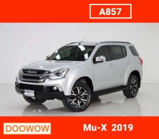 Isuzu-Mu-X-2019-สีบอร์นเงิน-รถมือสองสมุทรปราการDoowow
