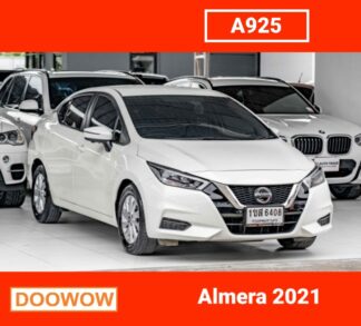Nissan-Almera-2021-สีขาว-รถมือสองสมุทรปราการDoowow