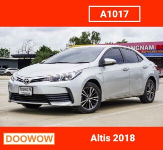 Toyota-Altis-2018-สีบอร์นเงิน-รถมือสองสมุทรปราการDoowow
