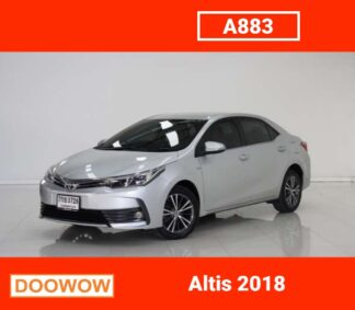 Toyota-Altis-2018-สีบอร์นเงิน-รถมือสองสมุทรปราการDoowow
