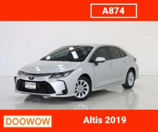 Toyota-Altis-2019-สีบอร์นเงิน-รถมือสองสมุทรปราการDoowow