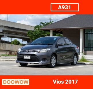 Toyota-Vios-2017-สีเทา-รถมือสองสมุทรปราการDoowow