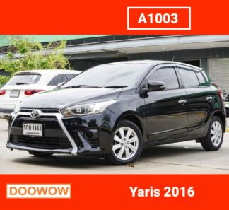 Toyota-Yaris-2016-สีดำ-รถมือสองสมุทรปราการDoowow