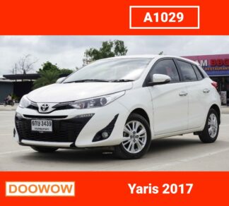 Toyota-Yaris-2017-สีขาว-รถมือสองสมุทรปราการDoowow