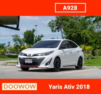 Toyota-Yaris-2018-สีขาว-รถมือสองสมุทรปราการDoowow