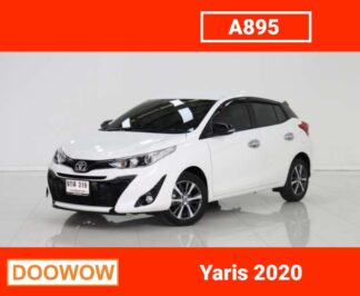 Toyota-Yaris-2020-สีขาว-รถมือสองสมุทรปราการDoowow