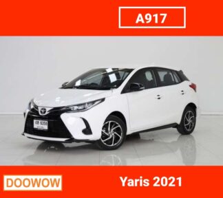 Toyota-Yaris-2021-สีขาว-รถมือสองสมุทรปราการDoowow