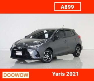 Toyota-Yaris-2021-สีเทา-รถมือสองสมุทรปราการDoowow
