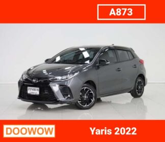 Toyota-Yaris-2022-สีเทา-รถมือสองสมุทรปราการDoowow