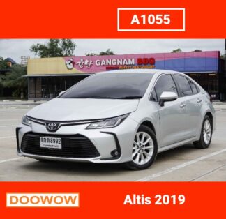 Toyota-Altis-2019-สีบอร์นเงิน-รถมือสองสมุทรปราการDoowowA1055รถสวย