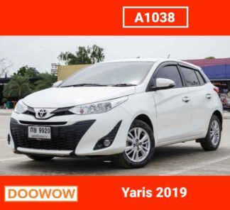 Toyota-Yaris-2019-สีขาว-รถมือสองสมุทรปราการDoowowA1038