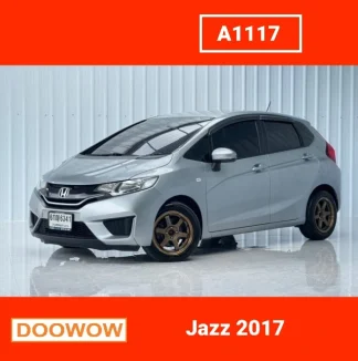 Honda-Jazz-2017-สีบอร์นเงิน-รถมือสองสมุทรปราการDoowowA1117ดูว้าวกรุงเทพ
