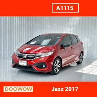 Honda-jazz-2017-สีแดง-รถมือสองสมุทรปราการDoowowดูว้าวA1115กรุงเทพ