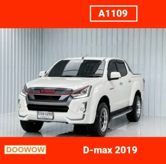 Isuzu-D-max-2019-สีขาว-รถมือสองสมุทรปราการDoowowดูว้าวA1109กรุงเทพ