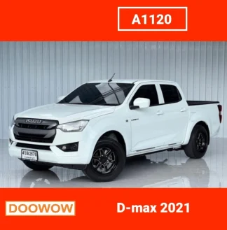 Isuzu-D-max-2021-สีขาว-รถมือสองสมุทรปราการDoowowดูว้าวA1120กรุงเทพ