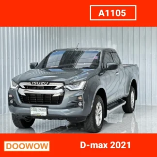 Isuzu-D-max-2021-สีเทา-รถมือสองสมุทรปราการDoowowดูว้าวA1105กรุงเทพ