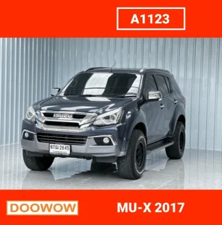 Isuzu-Mu-x-2017-สีเทา-รถมือสองสมุทรปราการDoowowดูว้าวA1123กรุงเทพ