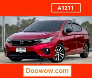 Honda-City-2020-สีแดง-รถมือสองสมุทรปราการDoowowA1211ดูว้าวกรุงเทพ