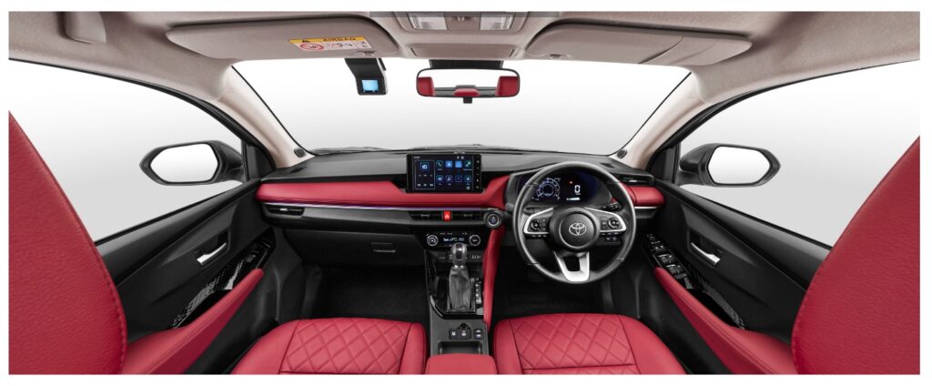 ภายใน yaris Ativ 2025  รุ่น Premium Luxury